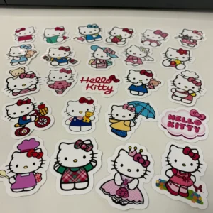 Pink Kitten Stickers
