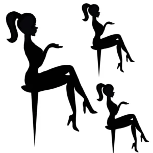 Glamour Girl Cake Topper