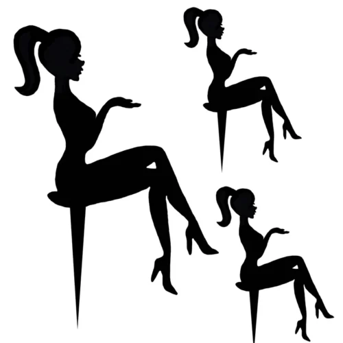 Glamour Girl Cake Topper