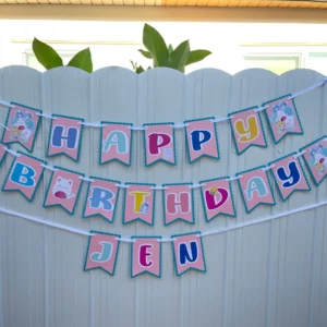 Squishmallow Happy Birthday Banner