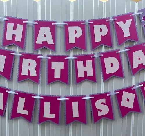 Roblox Happy Birthday Banner for Gamers Girls