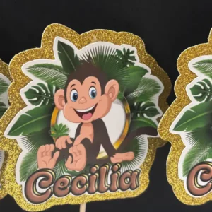 Monkey Cupcake Toppers