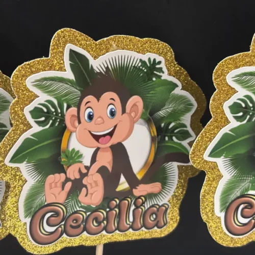 Monkey Cupcake Toppers