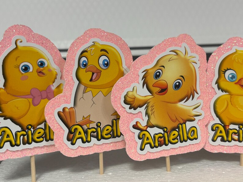 Chickens Cupcake Toppers