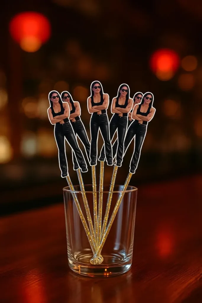 Drink Stirrers 2 Funny Personalized Drink Stirrers: Personalized Party Cocktail Sticks (Set of 12)