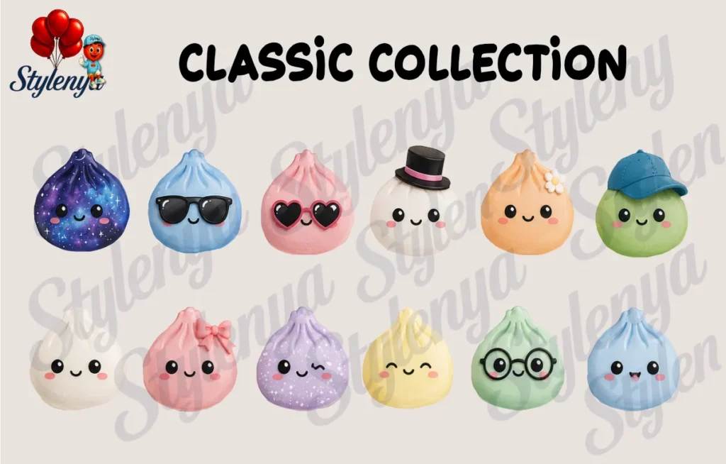 Meet The Bao Buddies Collection: The Cutest Cupcake Toppers For Every Party 1 Bao Buddies™ Classic Collection kawaii cupcake toppers featuring adorable handmade dumpling characters for birthday parties and celebrations.