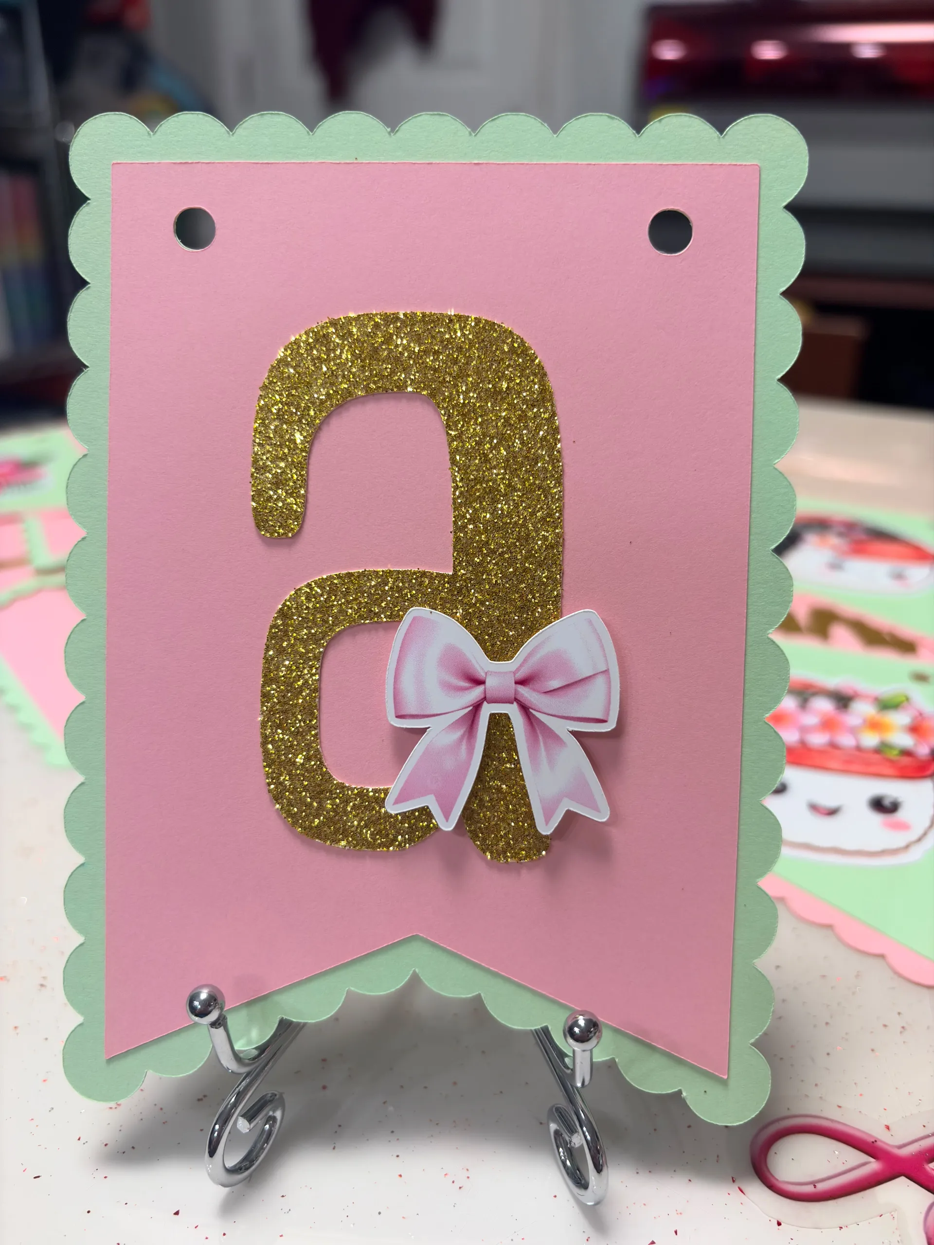Personalized Kawaii Musubi Birthday Banner | Custom Name Party Decoration 11 Personalized Kawaii Musubi Birthday Banner | Custom Name Party Decoration - Image 11